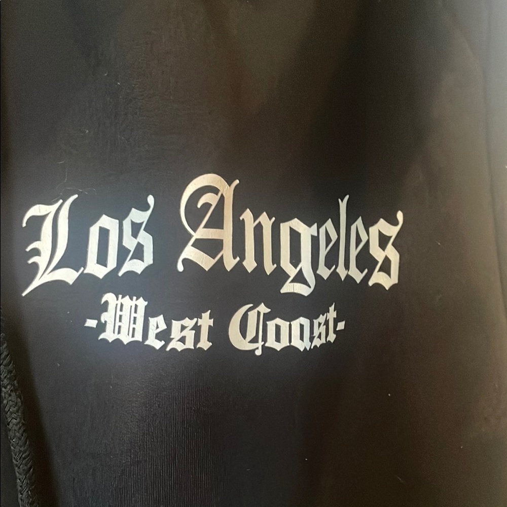 Black Los Angeles West Coast jogger pants   NEW